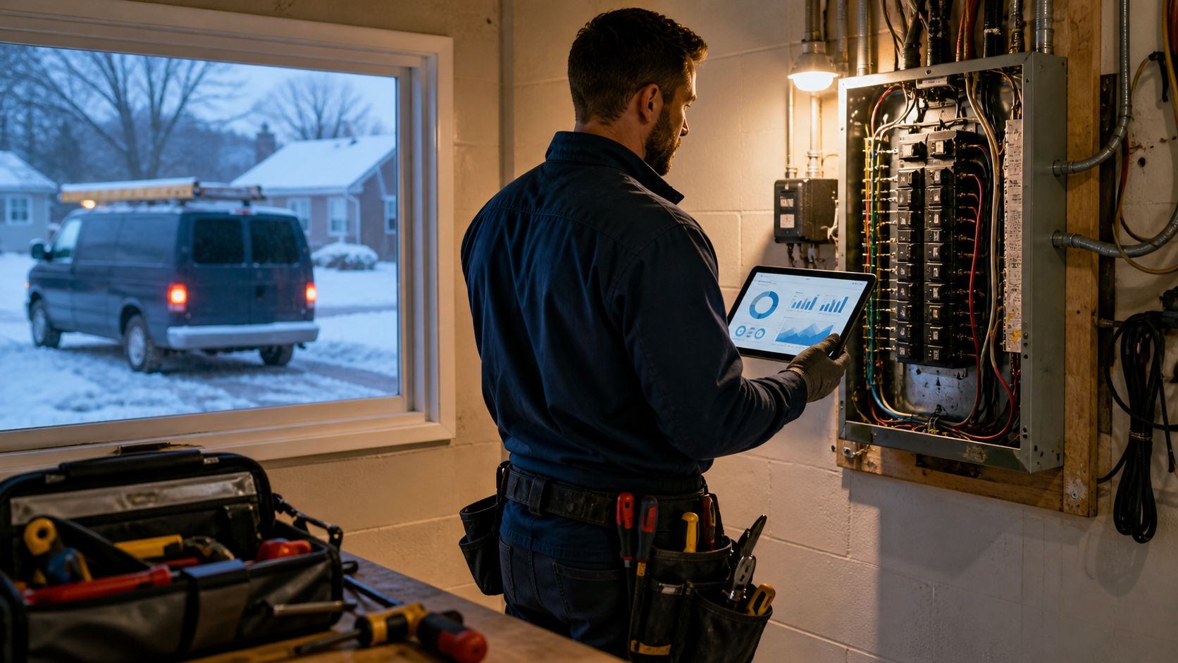 Electrician marketing agency in Buffalo NY helping electrical contractors generate emergency calls and panel upgrade leads